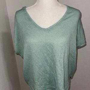 Out from Under Green V Neck